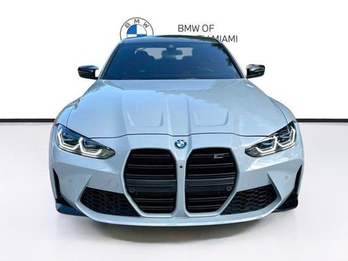 Gray Metallic 2024 BMW M3 Competition xDrive