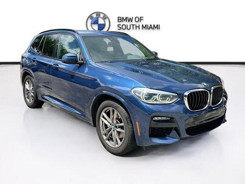 Phytonic Blue Metallic 2021 BMW X3 sDrive30i