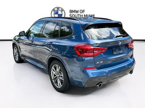 Phytonic Blue Metallic 2021 BMW X3 sDrive30i