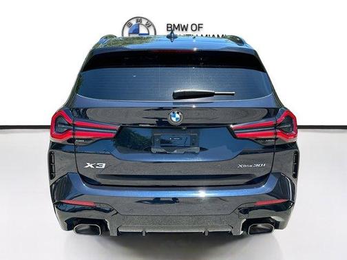 Carbon Black Metallic 2024 BMW X3 xDrive30i