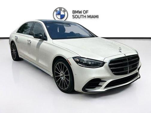 designo Diamond White 2021 Mercedes-Benz S-Class S 580 4MATIC