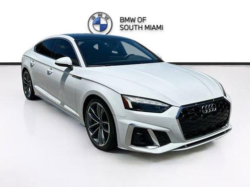 Ibis White 2021 Audi A5 45 S line Premium Plus
