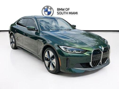 San Remo Green Metallic 2023 BMW i4 Gran Coupe eDrive35