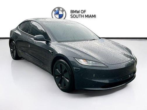 Stealth Gray 2025 Tesla Model 3 Long Range