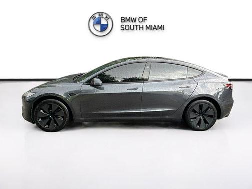 Stealth Gray 2025 Tesla Model 3 Long Range