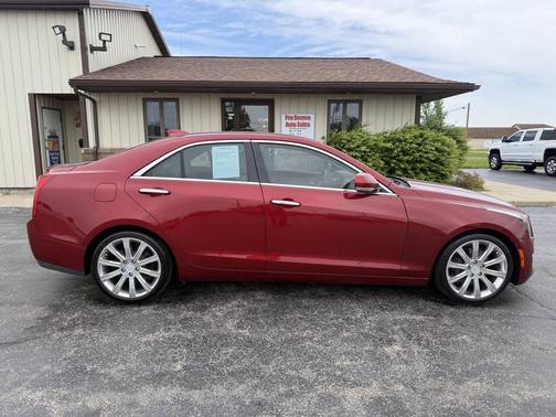Burgundy 2016 Cadillac ATS 3.6L Luxury