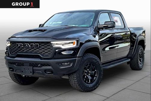 Diamond Black Crystal Pearlcoat 2026 RAM 1500 RHO Crew Cab 4x4 5'7' Box