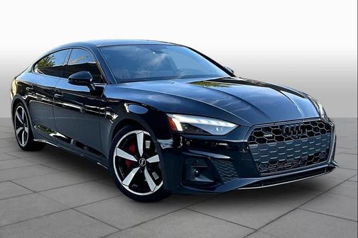 Mythos Black Metallic 2023 Audi A5 Sportback 45 S Line Premium Plus