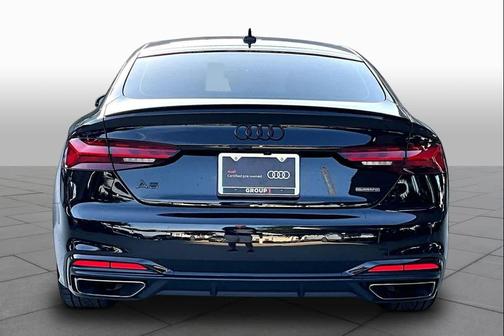 Mythos Black Metallic 2023 Audi A5 Sportback 45 S Line Premium Plus