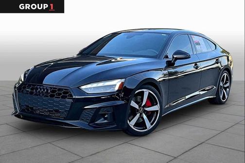 Mythos Black Metallic 2023 Audi A5 Sportback 45 S Line Premium Plus