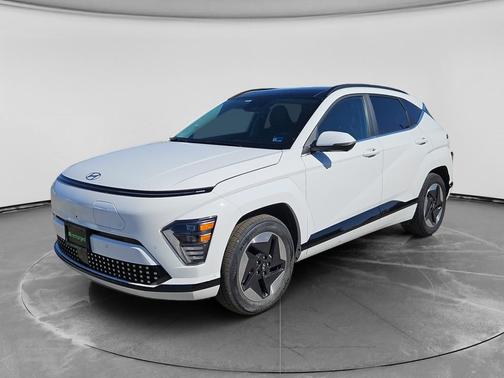 Atlas White 2024 Hyundai KONA EV Limited