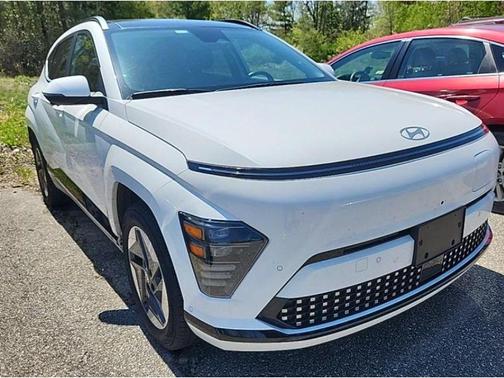 Atlas White 2024 Hyundai KONA EV Limited