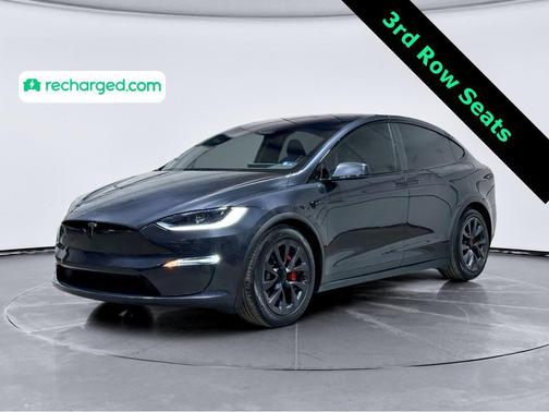 Stealth Grey 2024 Tesla Model X Plaid