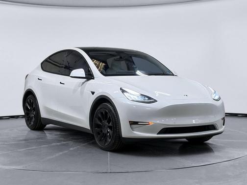 Pearl White Multi-Coat 2021 Tesla Model Y Long Range