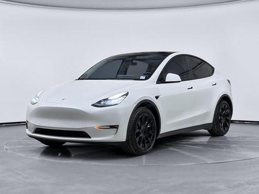 Pearl White Multi-Coat 2021 Tesla Model Y Long Range