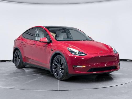 Red Multi-Coat 2022 Tesla Model Y Performance