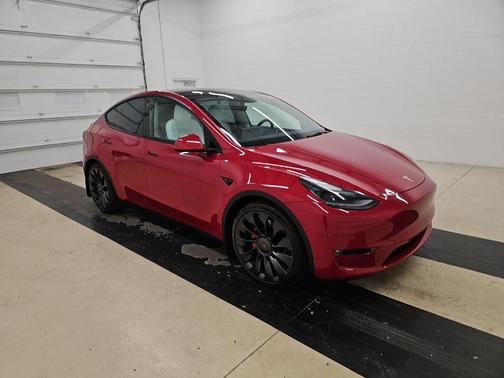 Red Multi-Coat 2022 Tesla Model Y Performance