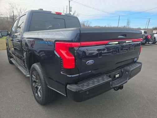 Antimatter Blue Metallic 2023 Ford F-150 Lightning LARIAT