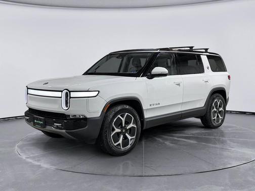 Glacier White 2024 Rivian R1S Adventure