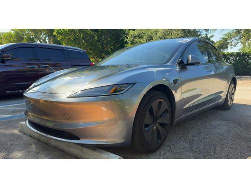 Stealth Grey 2025 Tesla Model 3 Long Range