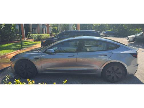 Stealth Grey 2025 Tesla Model 3 Long Range