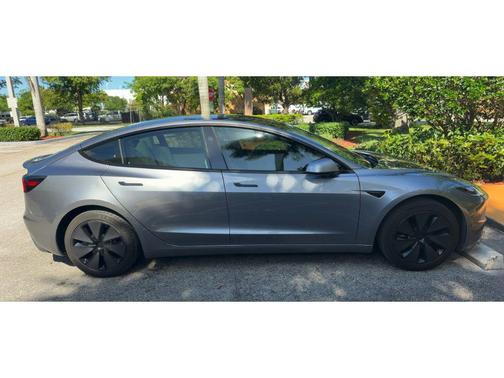 Stealth Grey 2025 Tesla Model 3 Long Range
