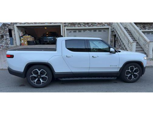 Glacier White 2023 Rivian R1T Adventure