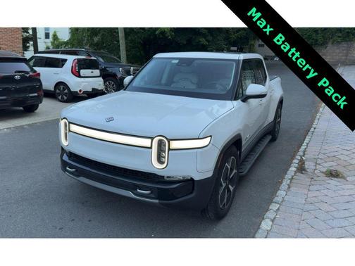 Glacier White 2023 Rivian R1T Adventure