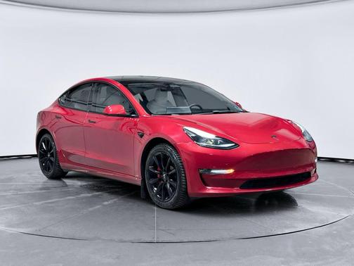 Red Multi-Coat 2022 Tesla Model 3 Performance