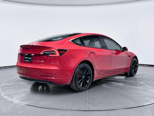 Red Multi-Coat 2022 Tesla Model 3 Performance