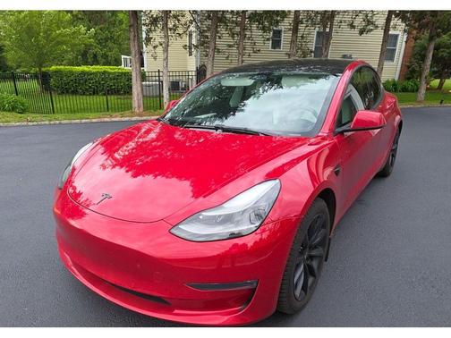 Red Multi-Coat 2022 Tesla Model 3 Performance