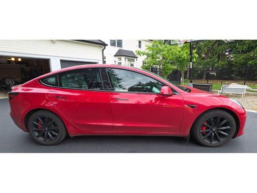 Red Multi-Coat 2022 Tesla Model 3 Performance