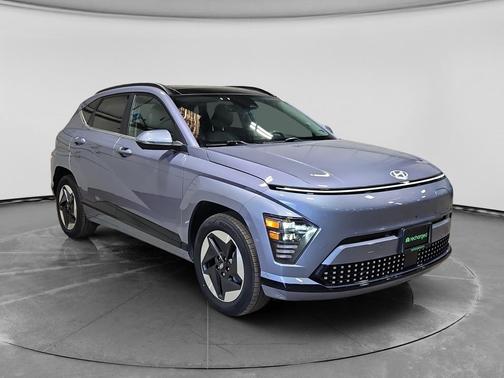 Meta Blue Pearl 2024 Hyundai KONA EV Limited