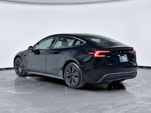 Solid Black 2025 Tesla Model 3 Long Range