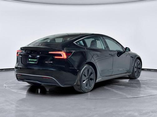 Solid Black 2025 Tesla Model 3 Long Range