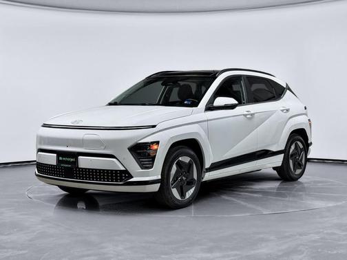 Atlas White 2024 Hyundai KONA EV Limited