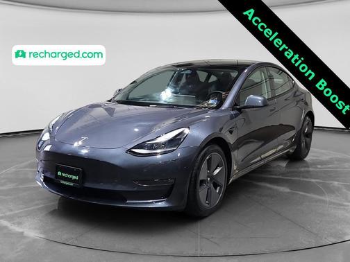 Midnight Silver Metallic 2020 Tesla Model 3 Long Range