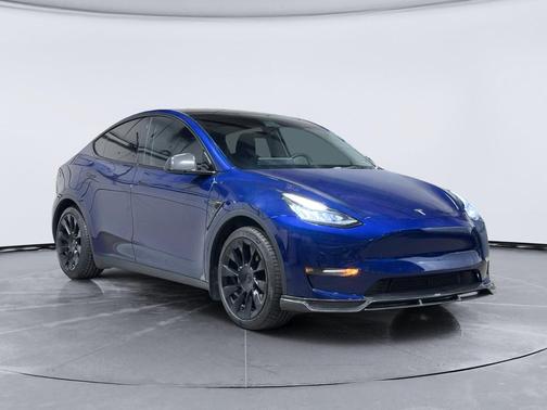 Deep Blue Metallic 2021 Tesla Model Y Long Range