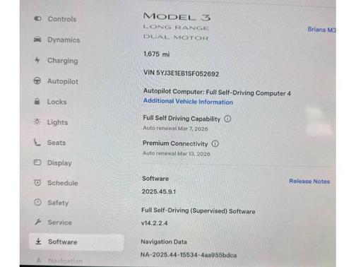 2025 Tesla Model 3 Long Range