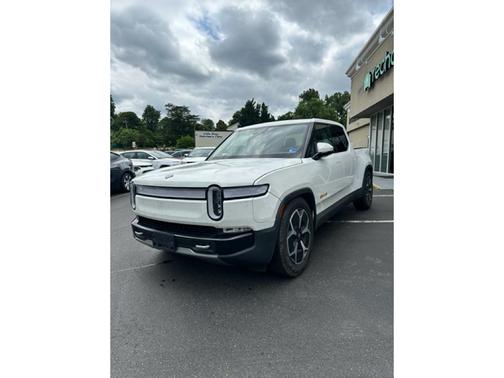 Glacier White 2022 Rivian R1T Adventure Package
