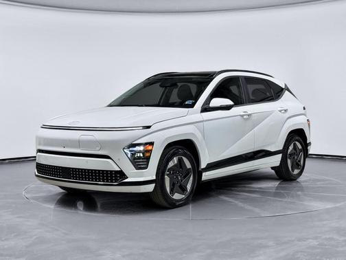 Atlas White 2024 Hyundai KONA EV Limited