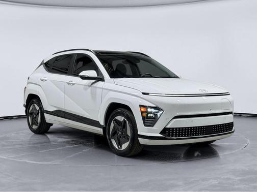 Atlas White 2024 Hyundai KONA EV Limited