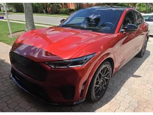 Rapid Red Metallic Tinted Clearcoat 2023 Ford Mustang Mach-E GT