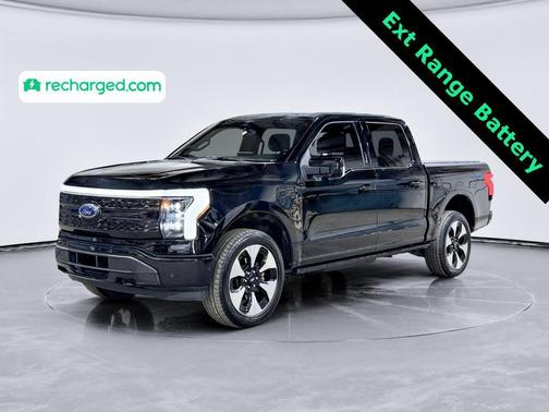 Agate Black Metallic 2023 Ford F-150 Lightning Platinum