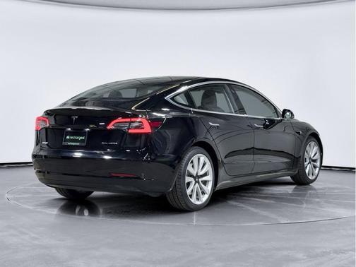 Solid Black 2018 Tesla Model 3 Long Range