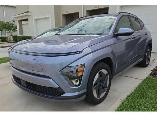 Meta Blue Pearl 2024 Hyundai KONA EV SEL