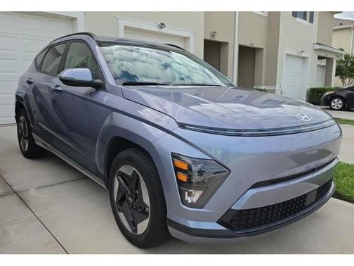 Meta Blue Pearl 2024 Hyundai KONA EV SEL
