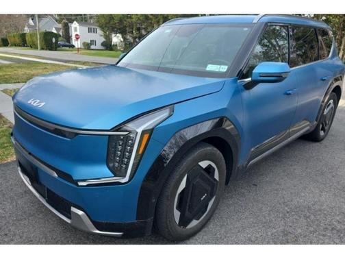 Ocean Blue Matte 2024 Kia EV9 Land