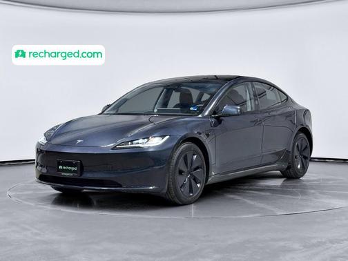 Stealth Grey 2025 Tesla Model 3 Long Range