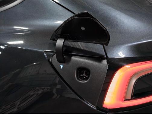 Stealth Grey 2025 Tesla Model 3 Long Range